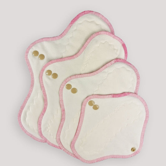 Protection périodique - Taupe fil rose Ma boutique