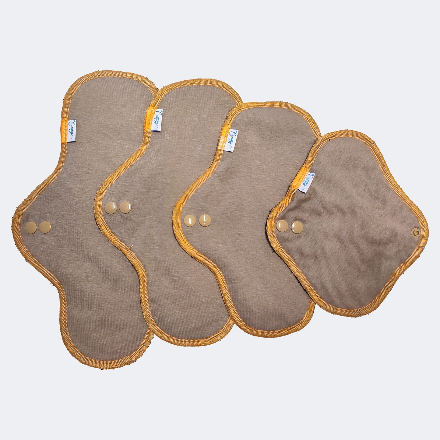 Protection périodique - Taupe fil Orange Ma boutique