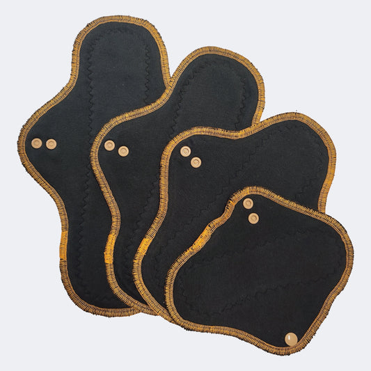 Protection périodique - Taupe fil Orange Ma boutique