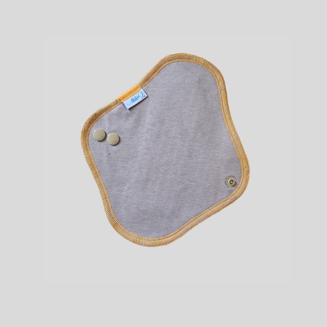 Protection périodique - Taupe fil Orange Ma boutique