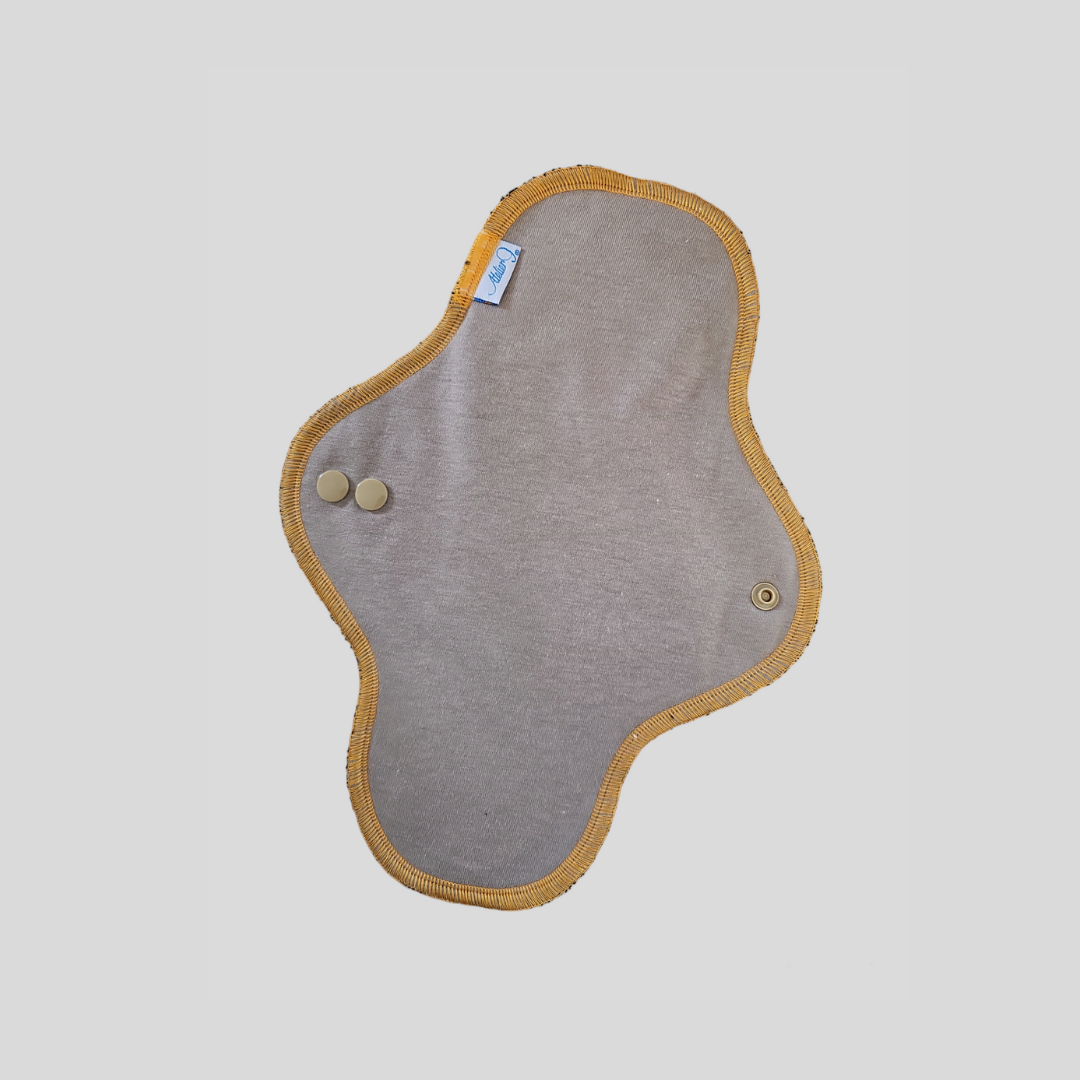 Protection périodique - Taupe fil Orange Ma boutique