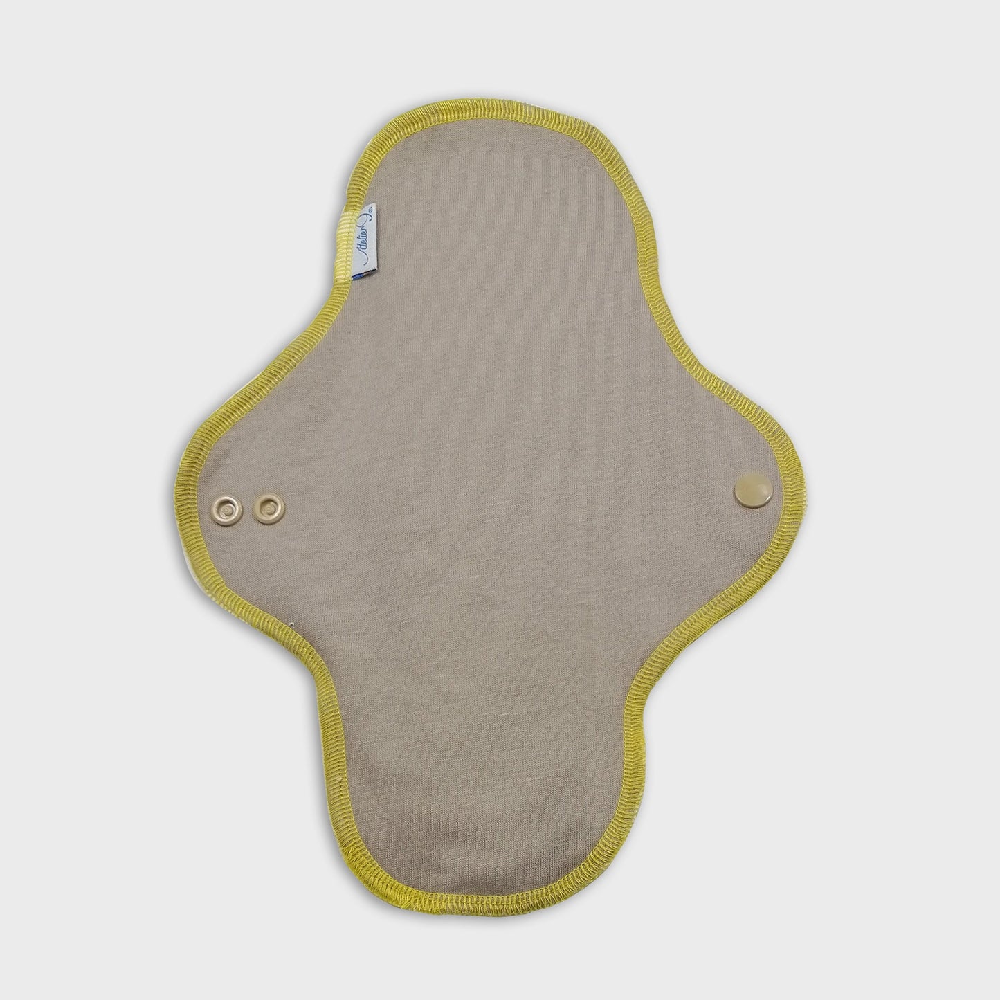 Protection périodique - Taupe fil jaune Ma boutique