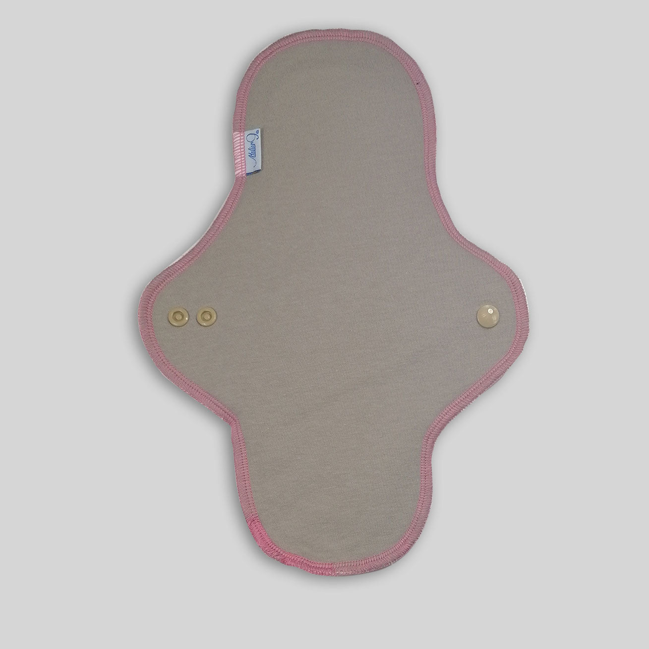 Protection périodique - Taupe fil rose Ma boutique