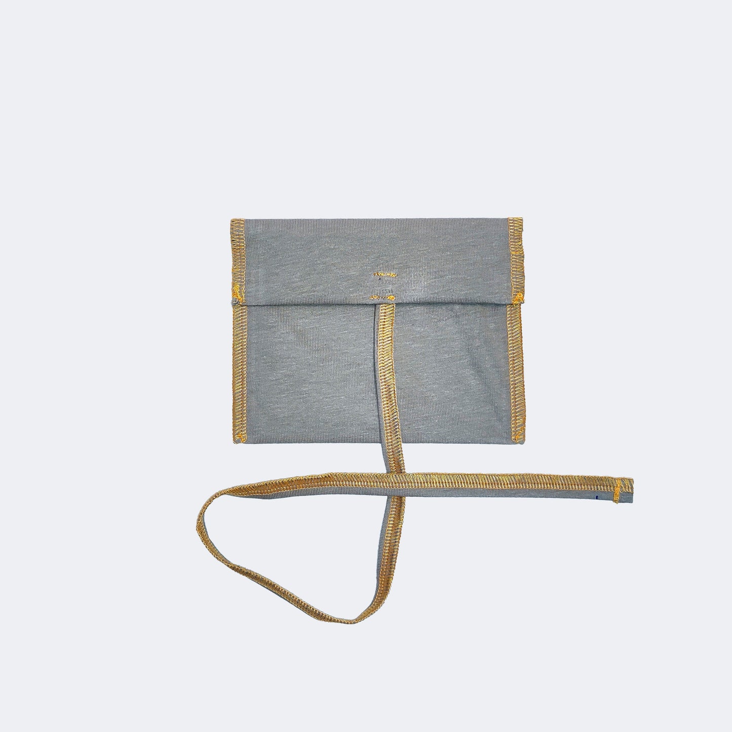 Pochette - Taupe fil orange Ma boutique