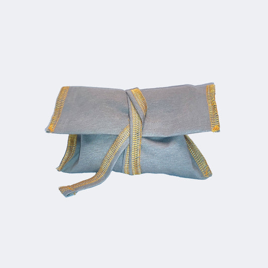 Pochette - Taupe fil orange Ma boutique