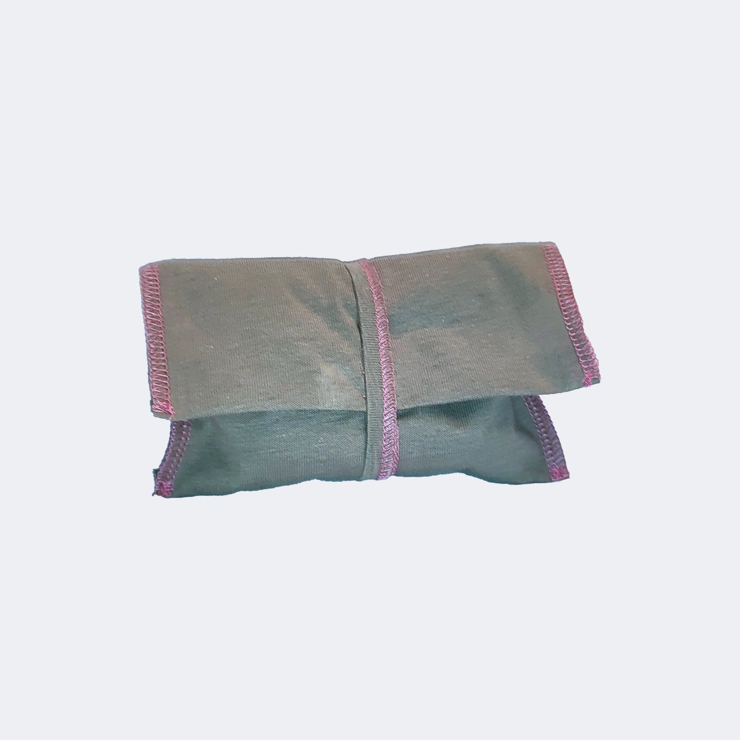 Pochette - Taupe fil rose