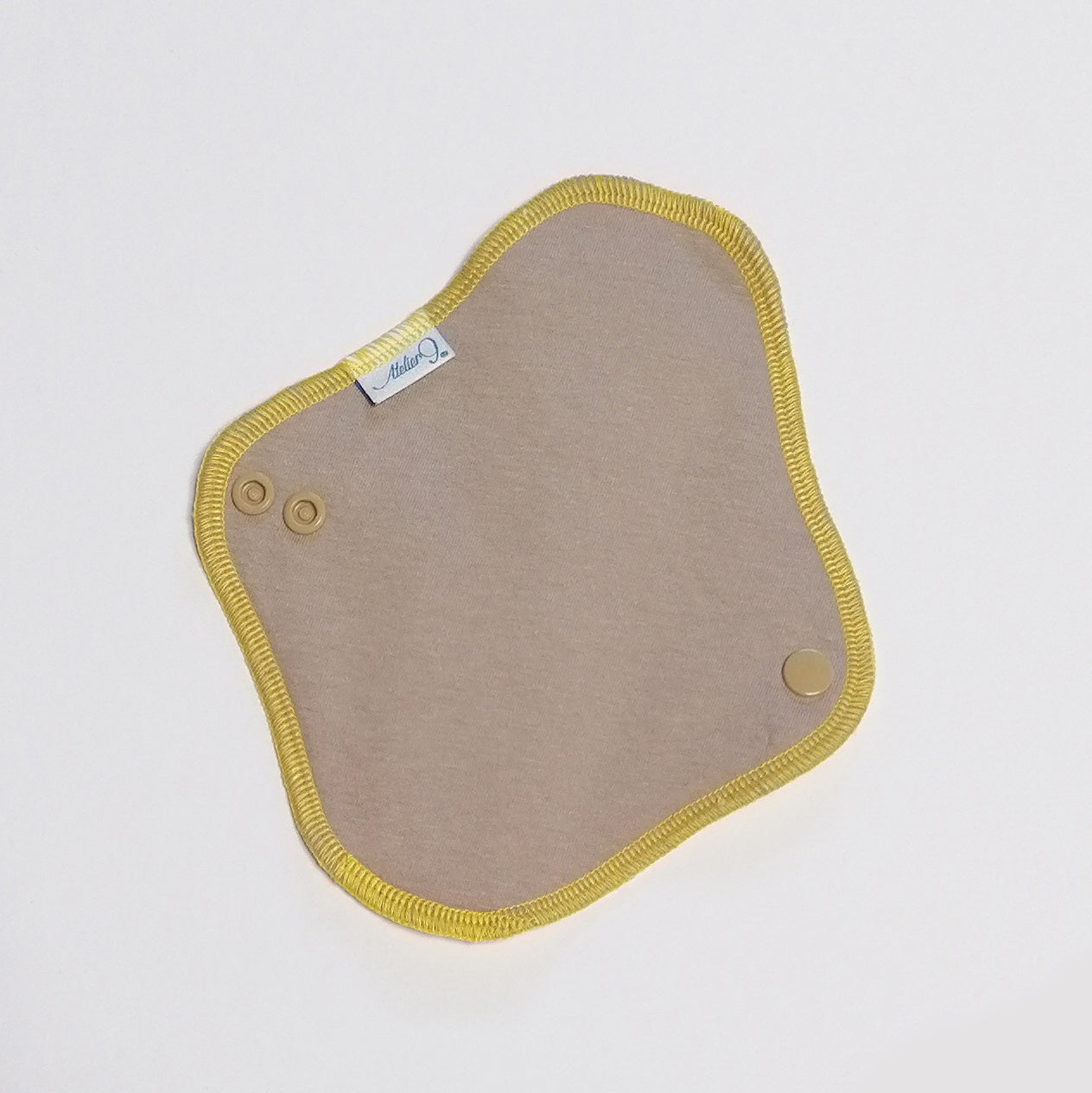 Protection périodique - Taupe fil jaune Ma boutique
