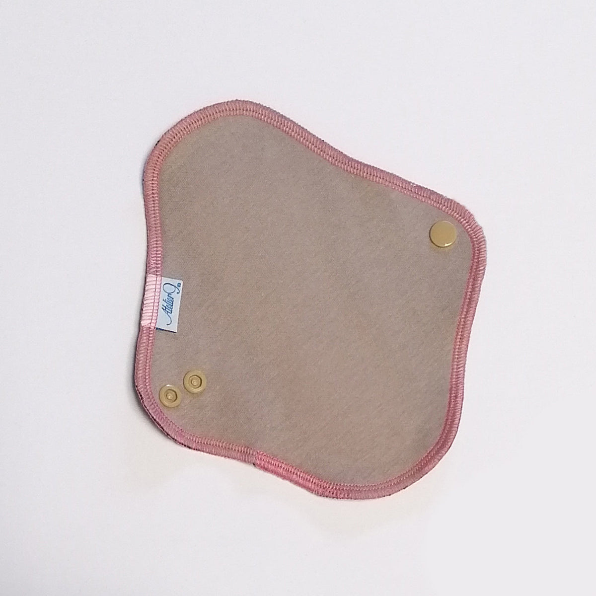 Protection périodique - Taupe fil rose Ma boutique