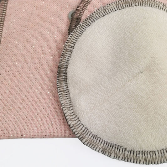 Coussinets d'allaitement lavables et leur pochette Ma boutique